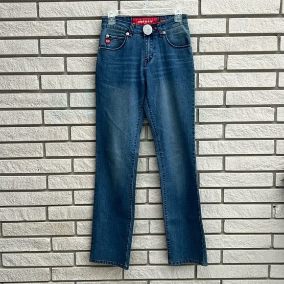 Miss Sixty Denim - Miss Sixty Vintage Y2K Snuffles Denim Straight Leg Jeans Sz 27